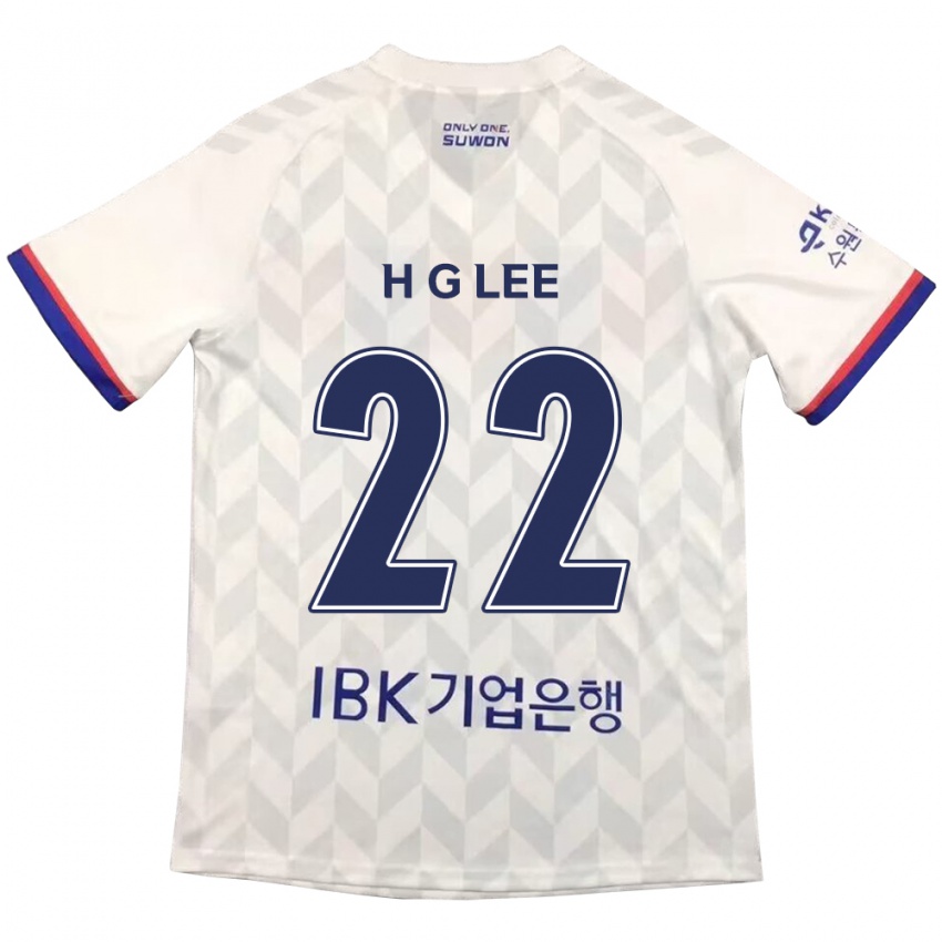 Niño Camiseta Gwang-Hyeok Lee #22 Blanco Azul 2ª Equipación 2024/25 La Camisa México