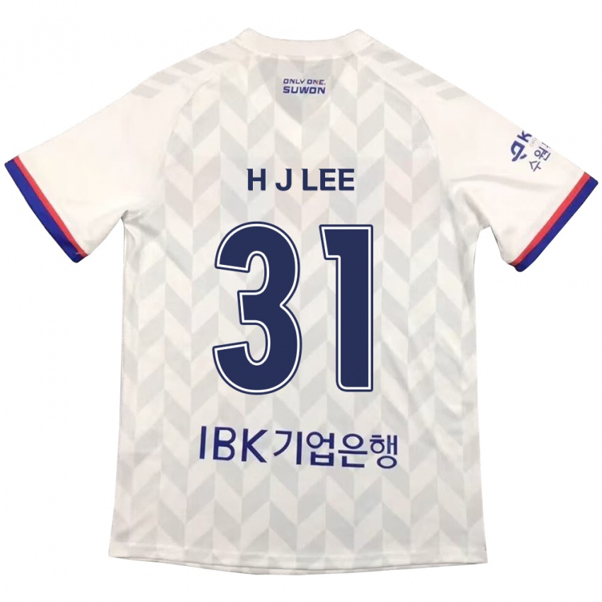 Niño Camiseta Jae-Hoon Lee #31 Blanco Azul 2ª Equipación 2024/25 La Camisa México