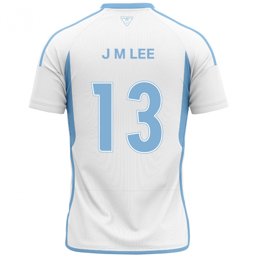 Niño Camiseta Myung-Jae Lee #13 Blanco Azul 2ª Equipación 2024/25 La Camisa México