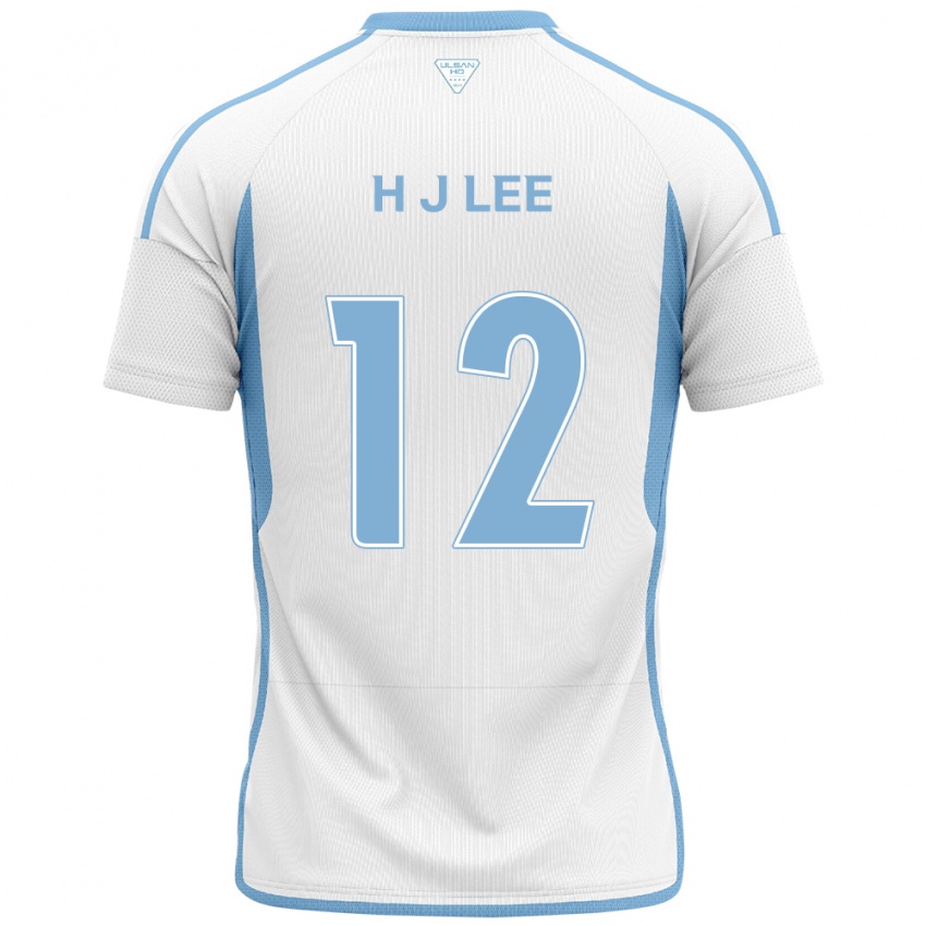 Niño Camiseta Jae-Hyung Lee #12 Blanco Azul 2ª Equipación 2024/25 La Camisa México