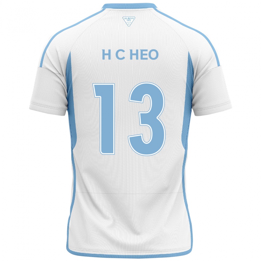 Niño Camiseta Chan-Hoe Heo #13 Blanco Azul 2ª Equipación 2024/25 La Camisa México