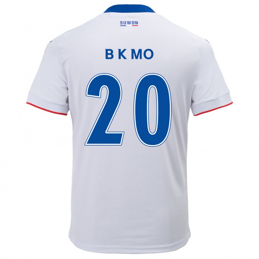 Niño Camiseta Kyung-Bin Mo #20 Blanco Azul 2ª Equipación 2024/25 La Camisa México