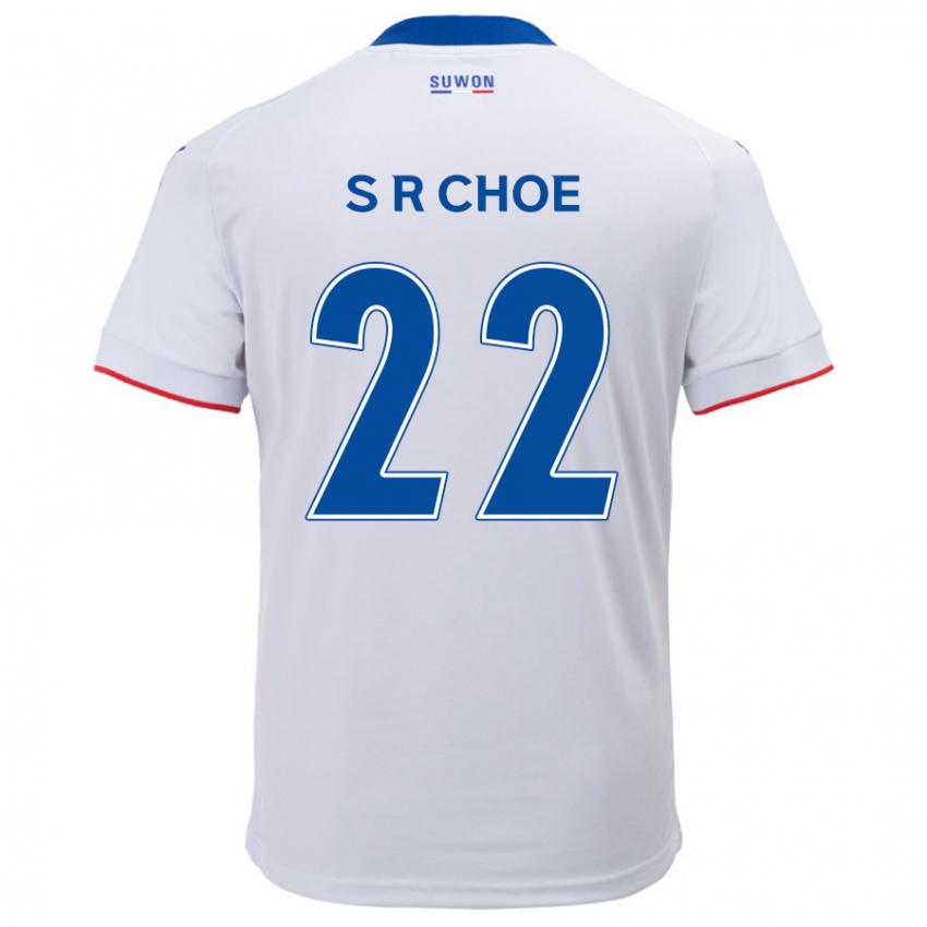 Niño Camiseta Ryun-Seong Choe #22 Blanco Azul 2ª Equipación 2024/25 La Camisa México