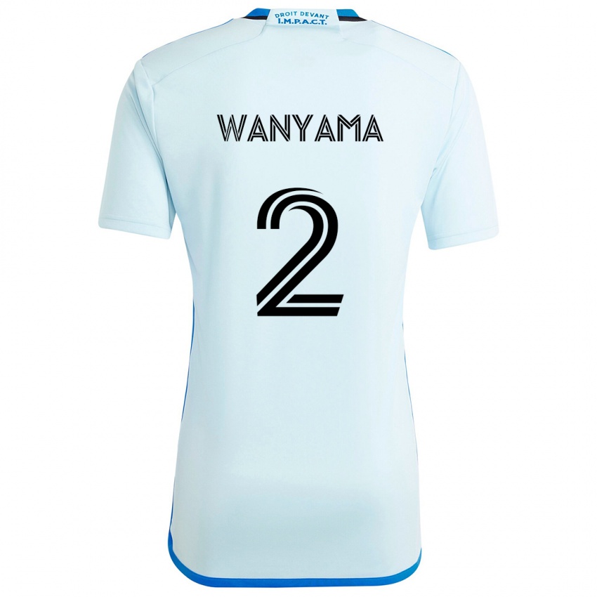 Niño Camiseta Victor Wanyama #2 Azul Hielo 2ª Equipación 2024/25 La Camisa México