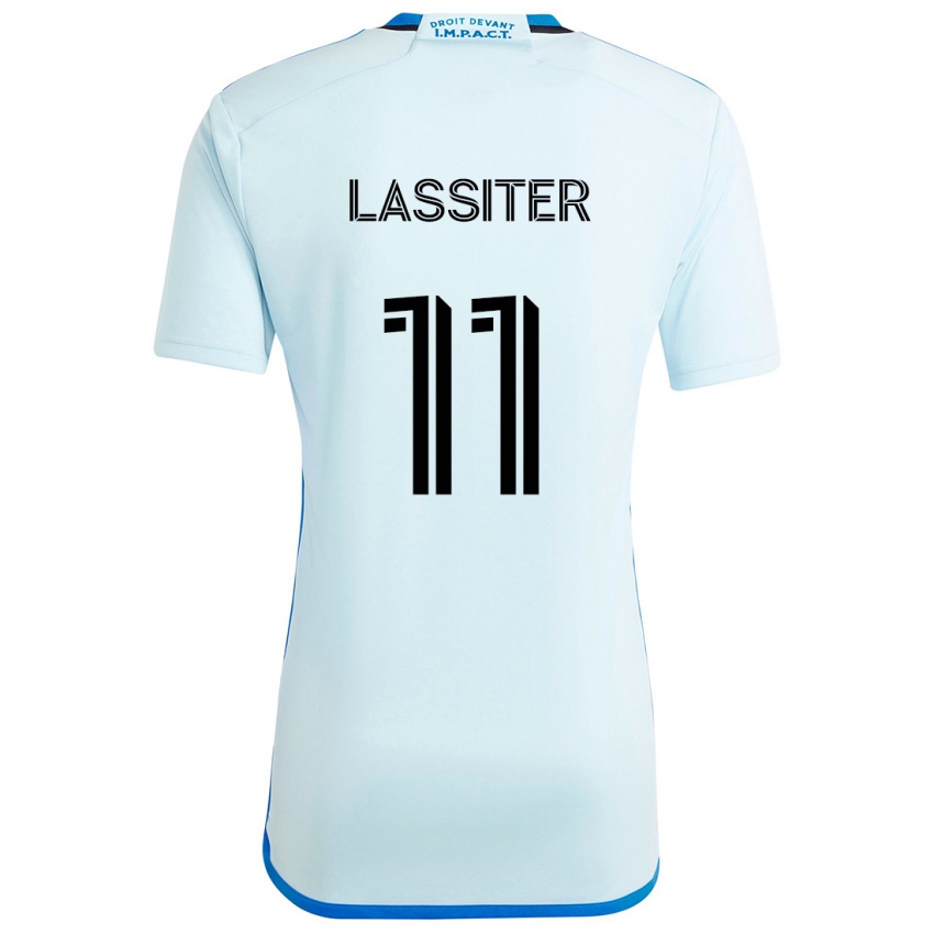 Niño Camiseta Ariel Lassiter #11 Azul Hielo 2ª Equipación 2024/25 La Camisa México