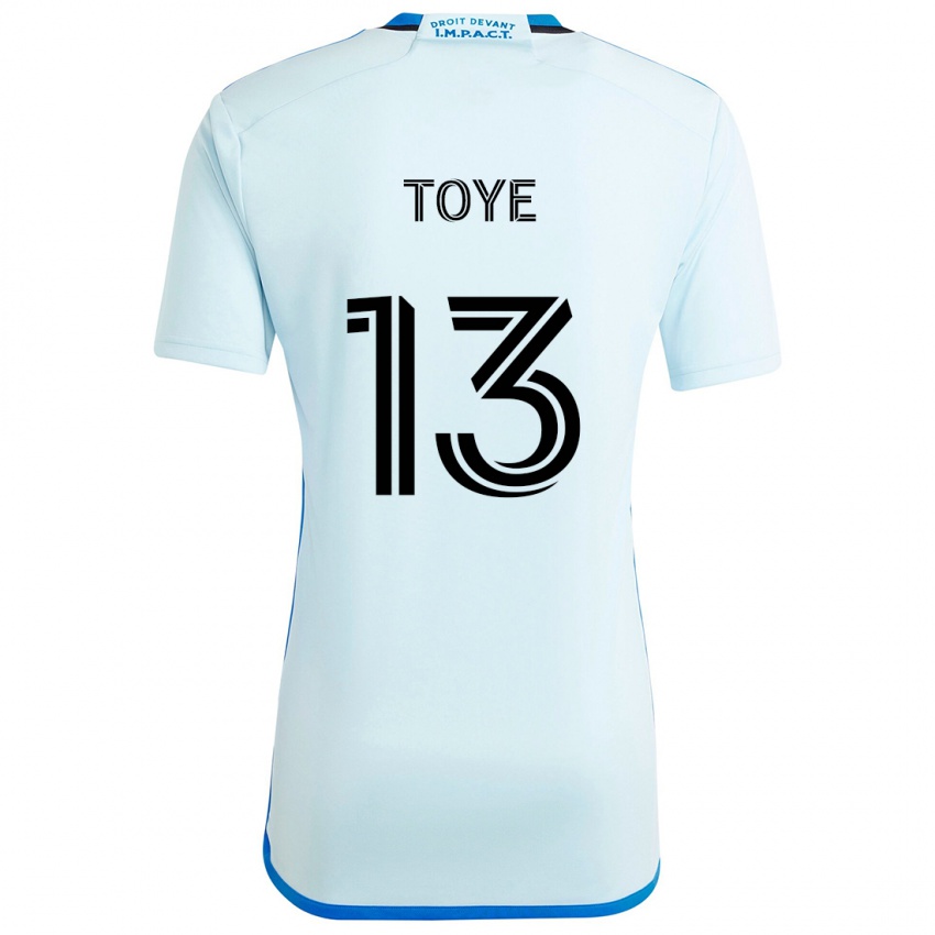 Niño Camiseta Mason Toye #13 Azul Hielo 2ª Equipación 2024/25 La Camisa México