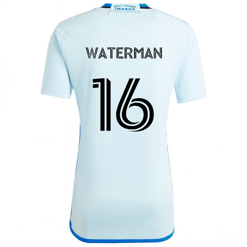 Niño Camiseta Joel Waterman #16 Azul Hielo 2ª Equipación 2024/25 La Camisa México