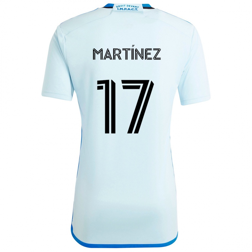 Niño Camiseta Josef Martínez #17 Azul Hielo 2ª Equipación 2024/25 La Camisa México