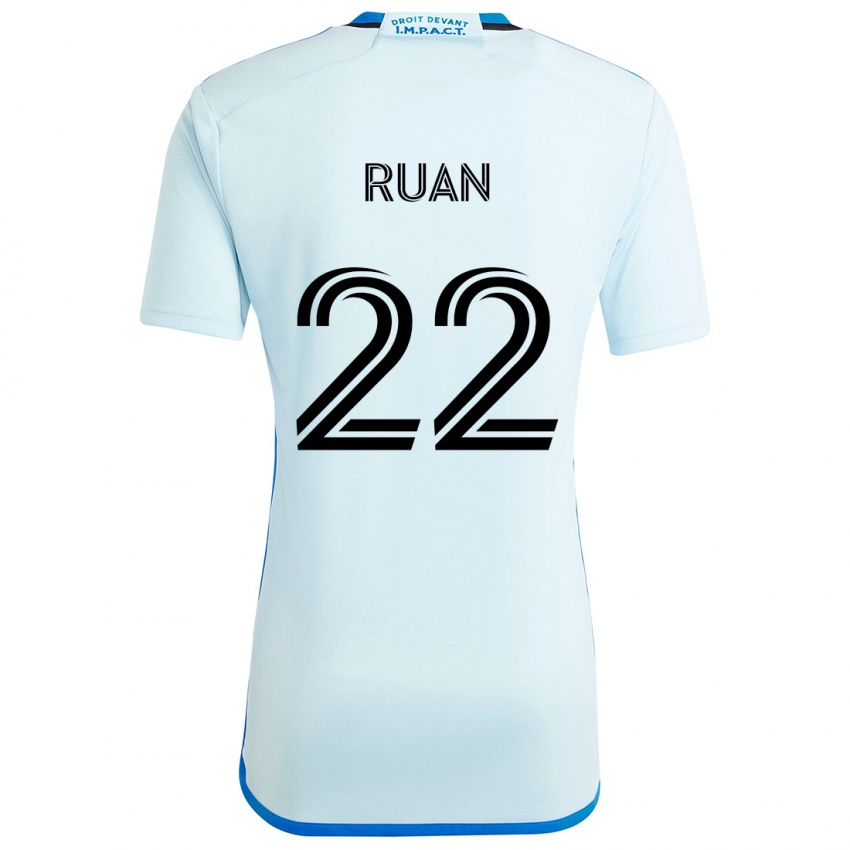 Niño Camiseta Ruan #22 Azul Hielo 2ª Equipación 2024/25 La Camisa México