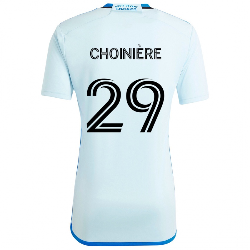 Niño Camiseta Mathieu Choinière #29 Azul Hielo 2ª Equipación 2024/25 La Camisa México