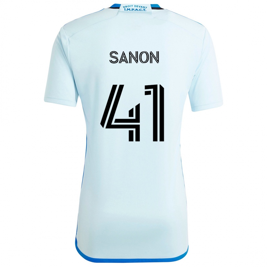 Niño Camiseta Jérémy Sanon #41 Azul Hielo 2ª Equipación 2024/25 La Camisa México