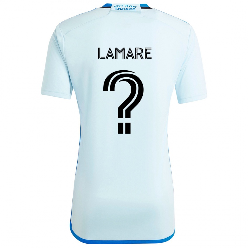 Niño Camiseta Samuel Lamare #0 Azul Hielo 2ª Equipación 2024/25 La Camisa México