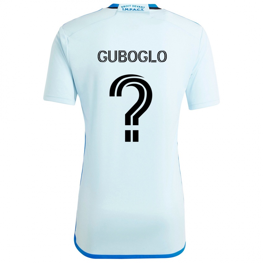 Niño Camiseta Yuri Guboglo #0 Azul Hielo 2ª Equipación 2024/25 La Camisa México