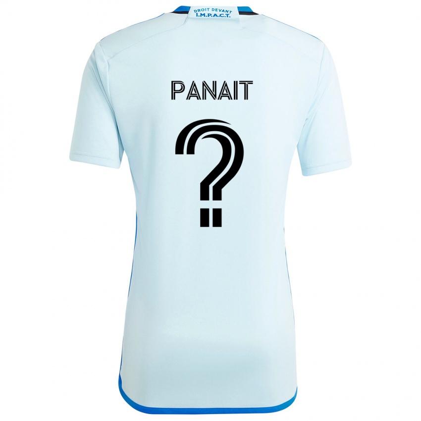 Niño Camiseta Daniel Panait #0 Azul Hielo 2ª Equipación 2024/25 La Camisa México