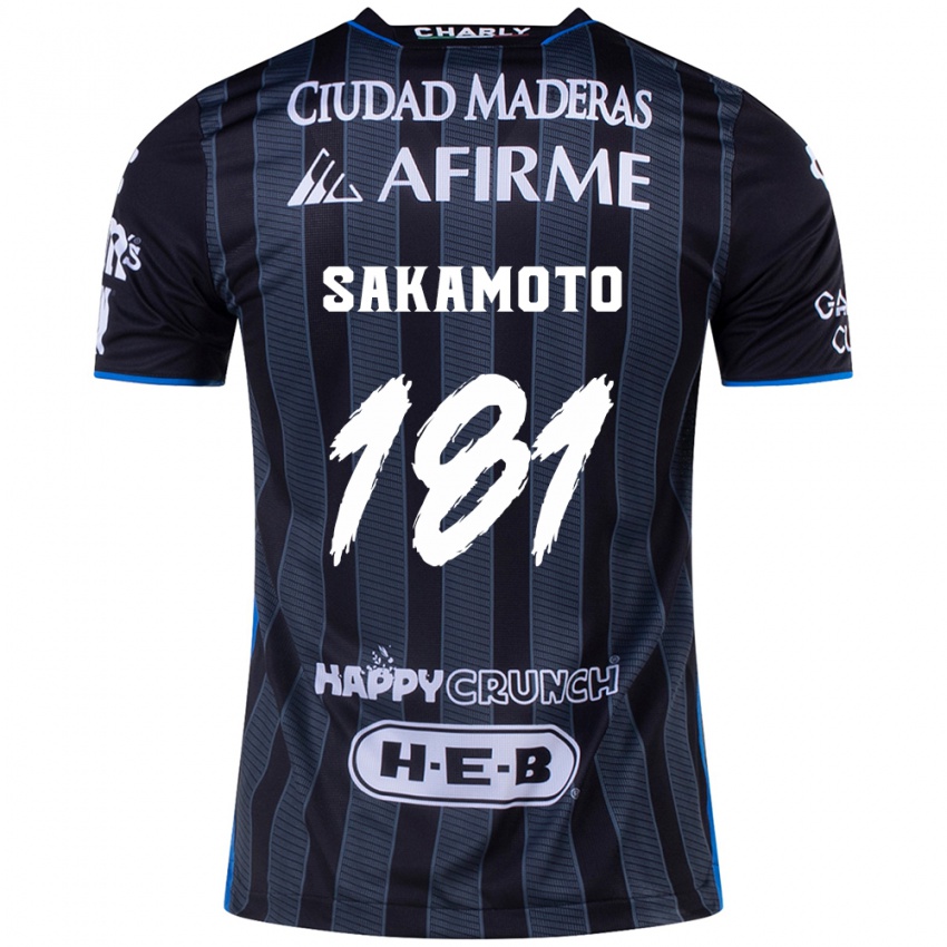 Niño Camiseta Stellan Sakamoto #181 Blanco Negro 2ª Equipación 2024/25 La Camisa México