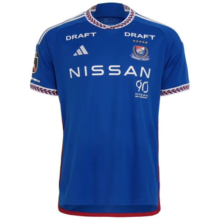 Hombre Camiseta Takumi Kamijima #15 Azul Blanco Rojo 1ª Equipación 2024/25 La Camisa México