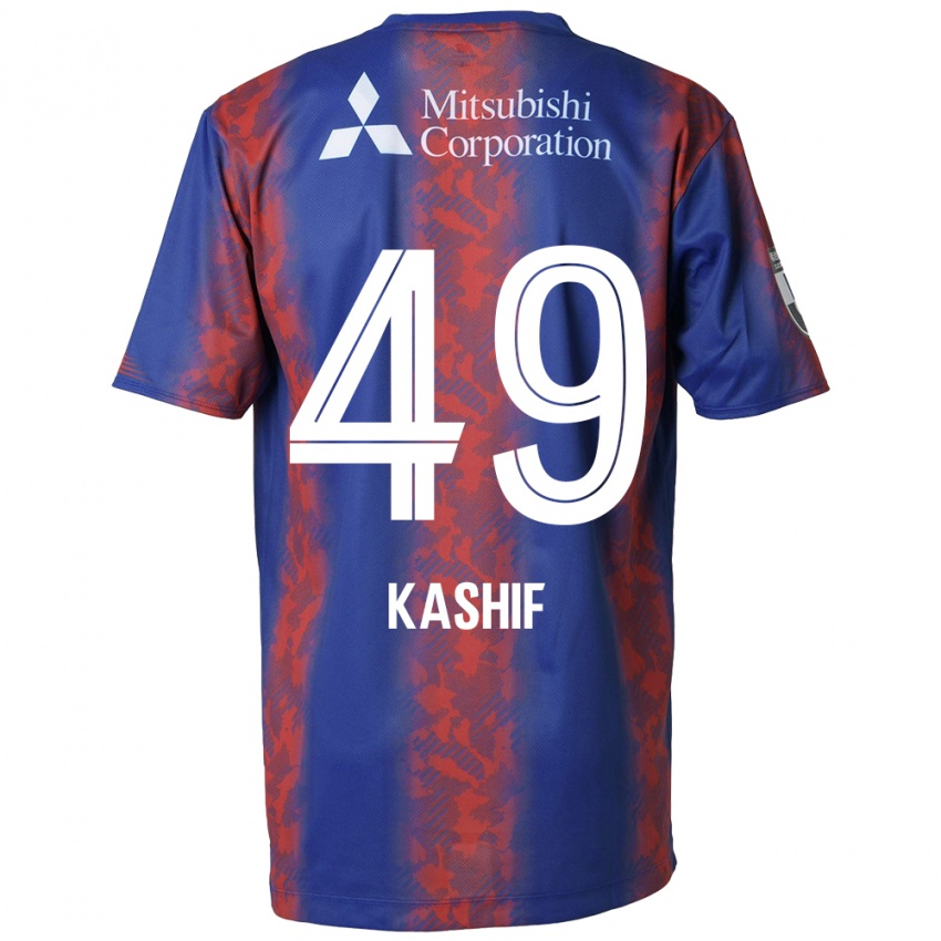 Hombre Camiseta Kashif Bangnagande #49 Azul Rojo 1ª Equipación 2024/25 La Camisa México