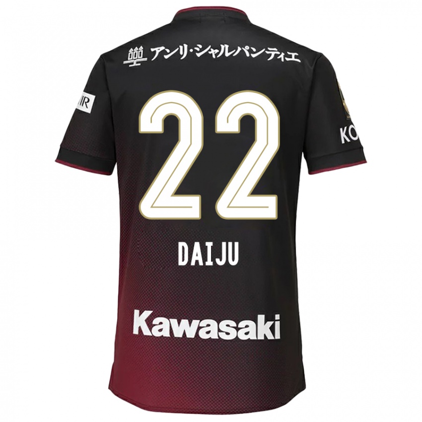 Hombre Camiseta Daiju Sasaki #22 Negro Rojo 1ª Equipación 2024/25 La Camisa México