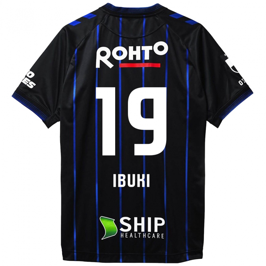 Hombre Camiseta Ibuki Konno #19 Azul Negro 1ª Equipación 2024/25 La Camisa México