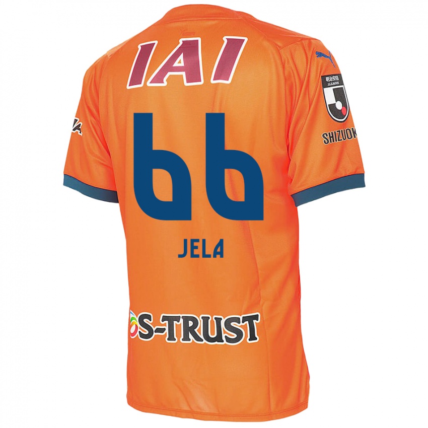 Hombre Camiseta Jelani Reshaun Sumiyoshi #66 Naranja Azul 1ª Equipación 2024/25 La Camisa México