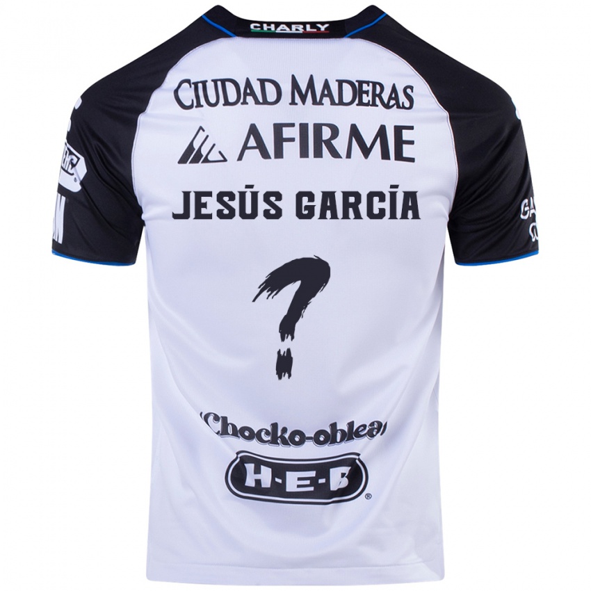 Hombre Camiseta Jesús García #0 Azul Negro 1ª Equipación 2024/25 La Camisa México