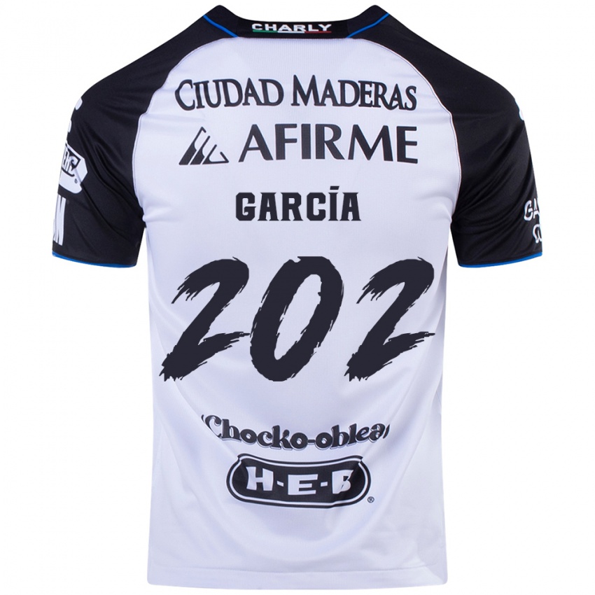 Hombre Camiseta Diego García #202 Azul Negro 1ª Equipación 2024/25 La Camisa México