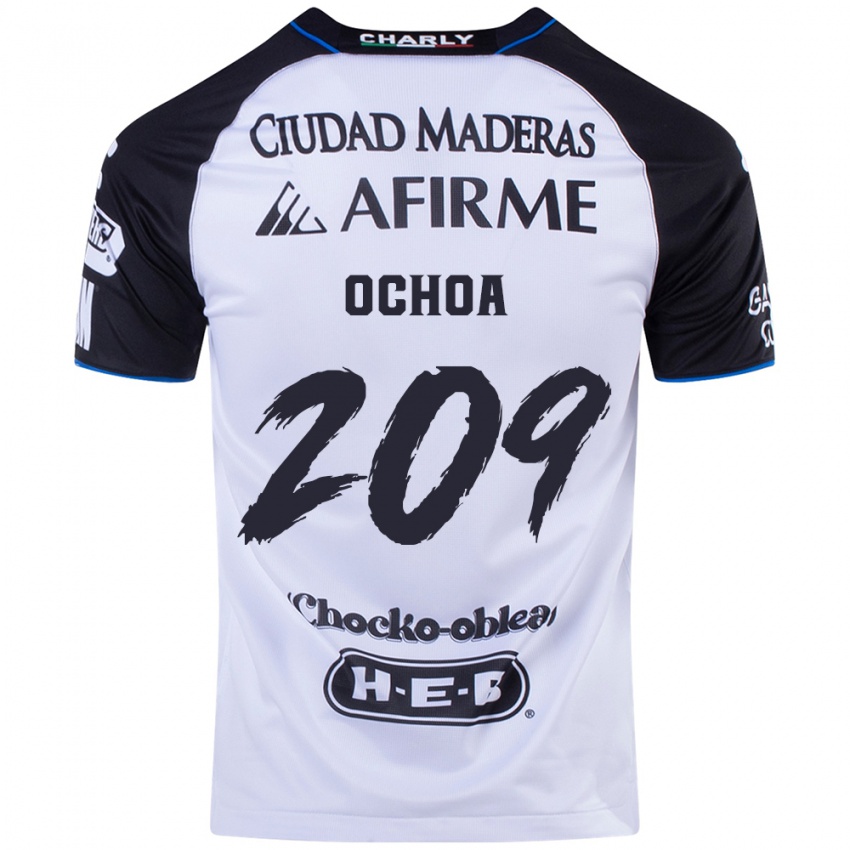 Hombre Camiseta José Ochoa #209 Azul Negro 1ª Equipación 2024/25 La Camisa México