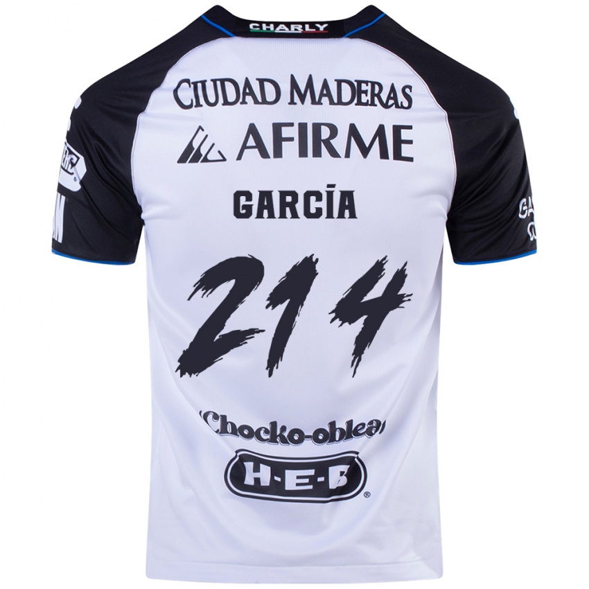 Hombre Camiseta José García #214 Azul Negro 1ª Equipación 2024/25 La Camisa México