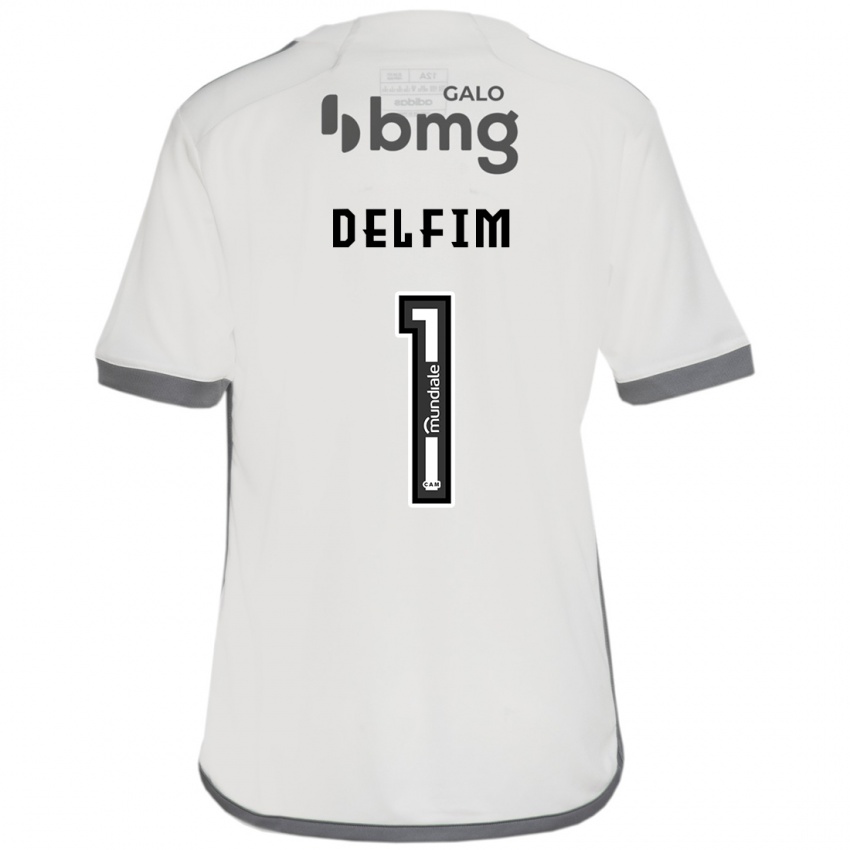 Hombre Camiseta Gabriel Delfim #1 Blanquecino 2ª Equipación 2024/25 La Camisa México