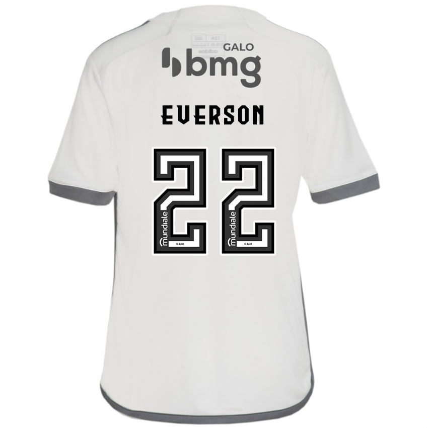 Hombre Camiseta Everson #22 Blanquecino 2ª Equipación 2024/25 La Camisa México