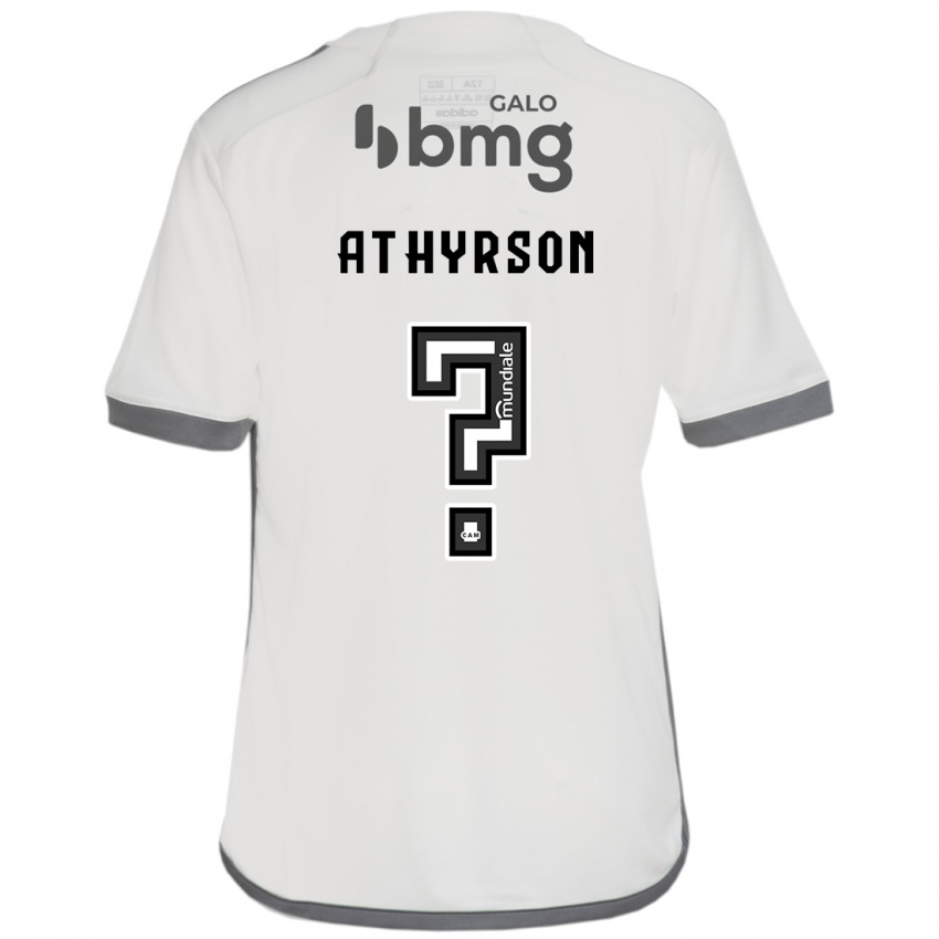 Hombre Camiseta Athyrson #0 Blanquecino 2ª Equipación 2024/25 La Camisa México