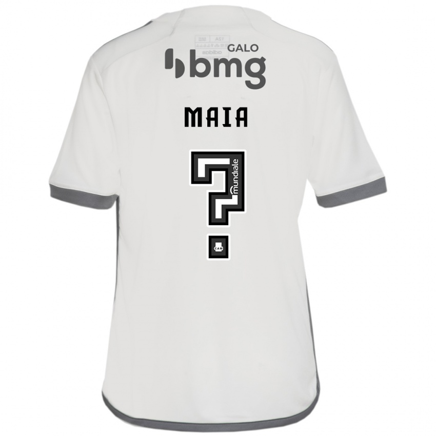 Hombre Camiseta Caio Maia #0 Blanquecino 2ª Equipación 2024/25 La Camisa México