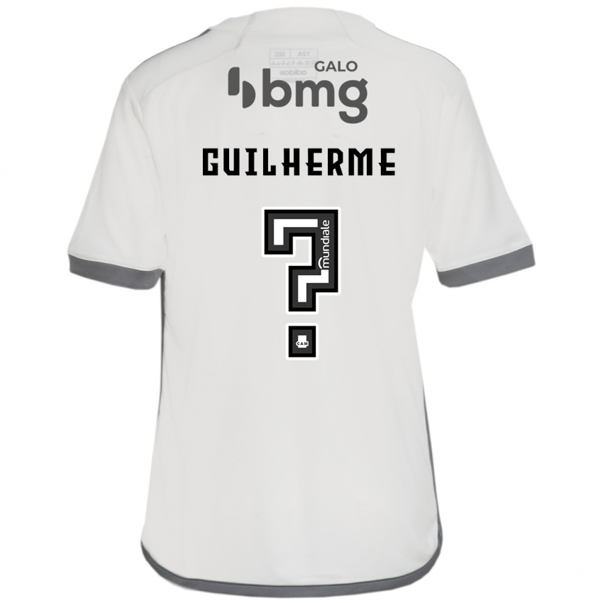 Hombre Camiseta Kauan Guilherme #0 Blanquecino 2ª Equipación 2024/25 La Camisa México