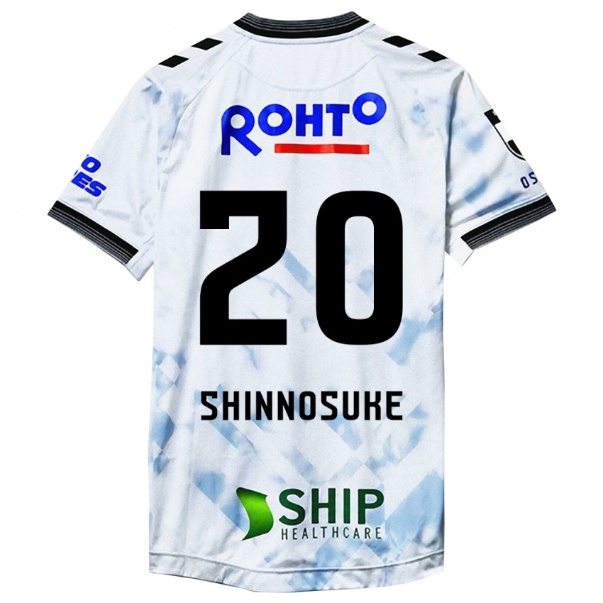 Hombre Camiseta Shinnosuke Nakatani #20 Blanco Negro 2ª Equipación 2024/25 La Camisa México