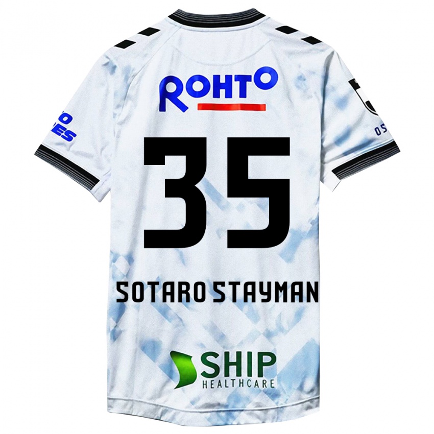 Hombre Camiseta Joshua Sotaro Stayman #35 Blanco Negro 2ª Equipación 2024/25 La Camisa México