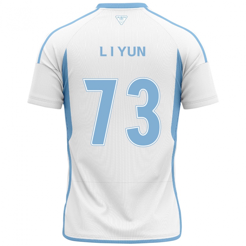 Hombre Camiseta Il-Lok Yun #73 Blanco Azul 2ª Equipación 2024/25 La Camisa México