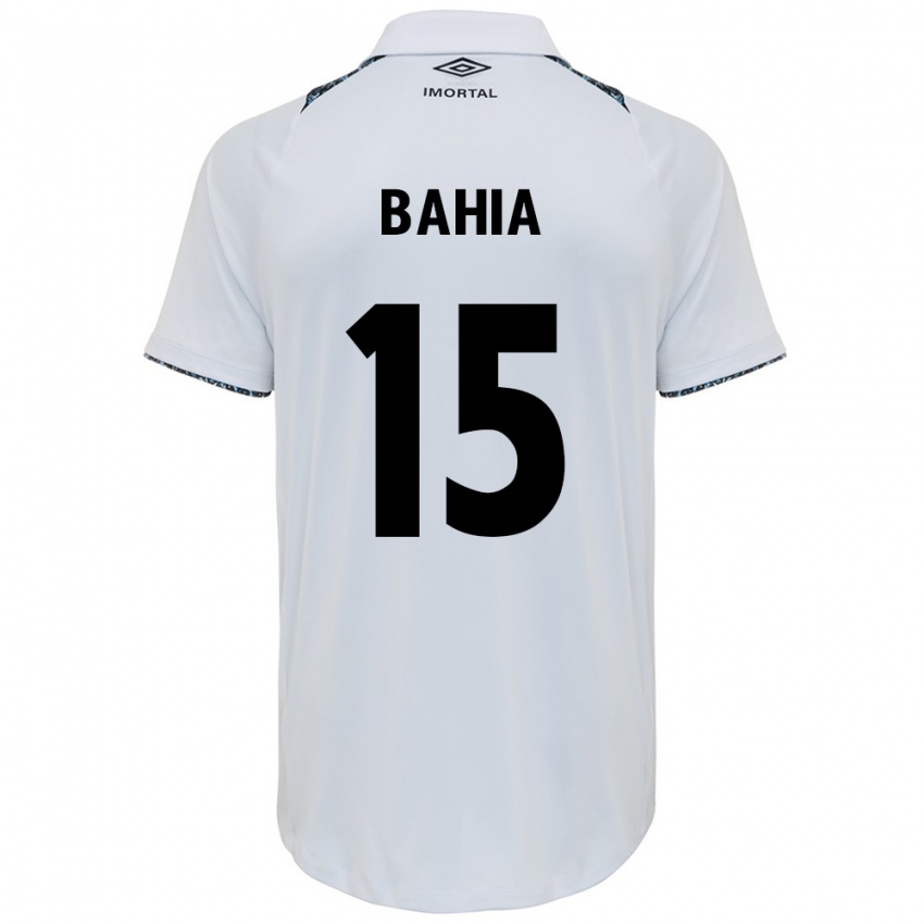 Mujer Camiseta Raíssa Bahia #15 Blanco Azul 2ª Equipación 2024/25 La Camisa México