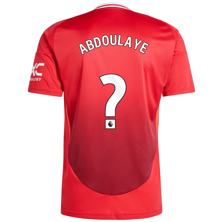 Niño Camiseta Douka Abdoulaye #0 Rojo Brillante 1ª Equipación 2024/25 La Camisa México