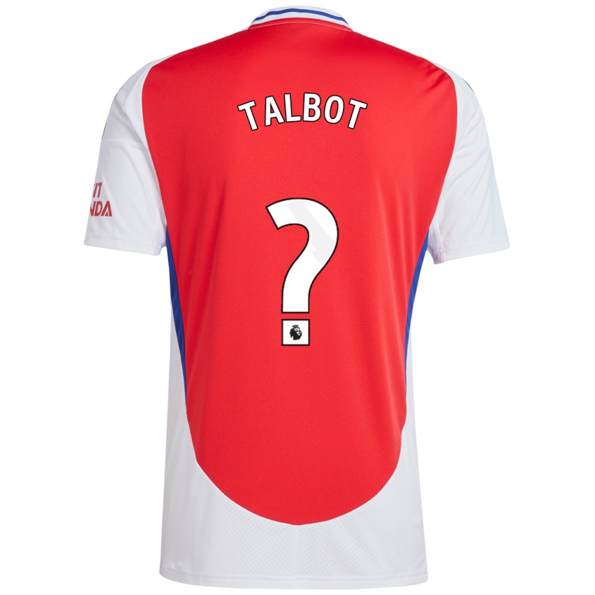 Niño Camiseta Jack Talbot #0 Rojo Blanco 1ª Equipación 2024/25 La Camisa México