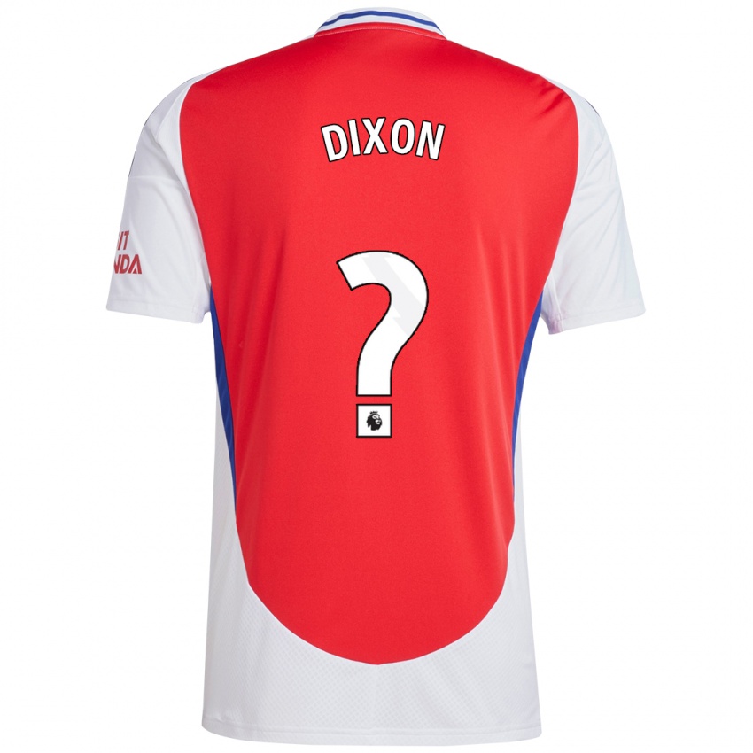 Niño Camiseta Danny Dixon #0 Rojo Blanco 1ª Equipación 2024/25 La Camisa México