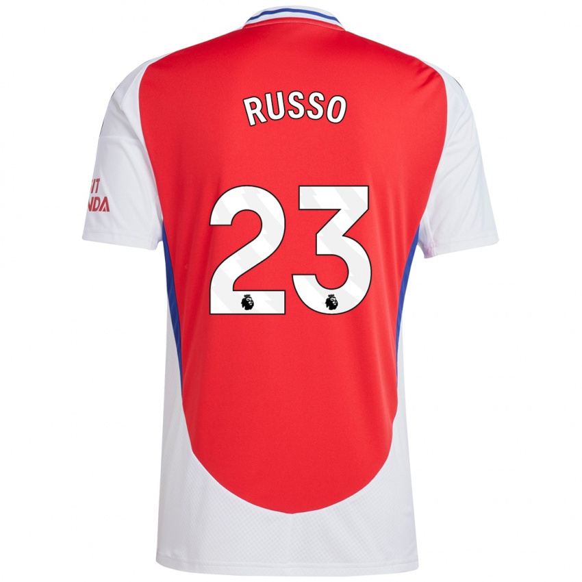 Niño Camiseta Alessia Russo #23 Rojo Blanco 1ª Equipación 2024/25 La Camisa México