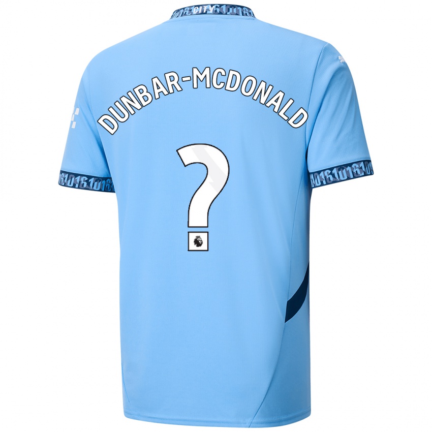 Niño Camiseta Christian Dunbar-Mcdonald #0 Azul Marino 1ª Equipación 2024/25 La Camisa México