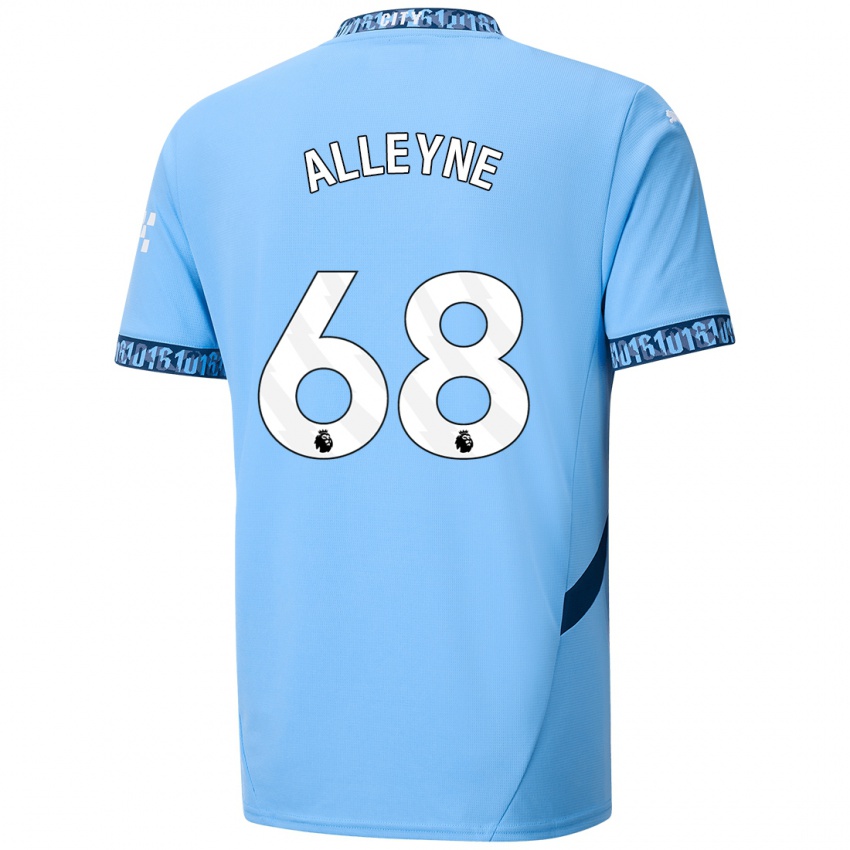 Niño Camiseta Max Alleyne #68 Azul Marino 1ª Equipación 2024/25 La Camisa México