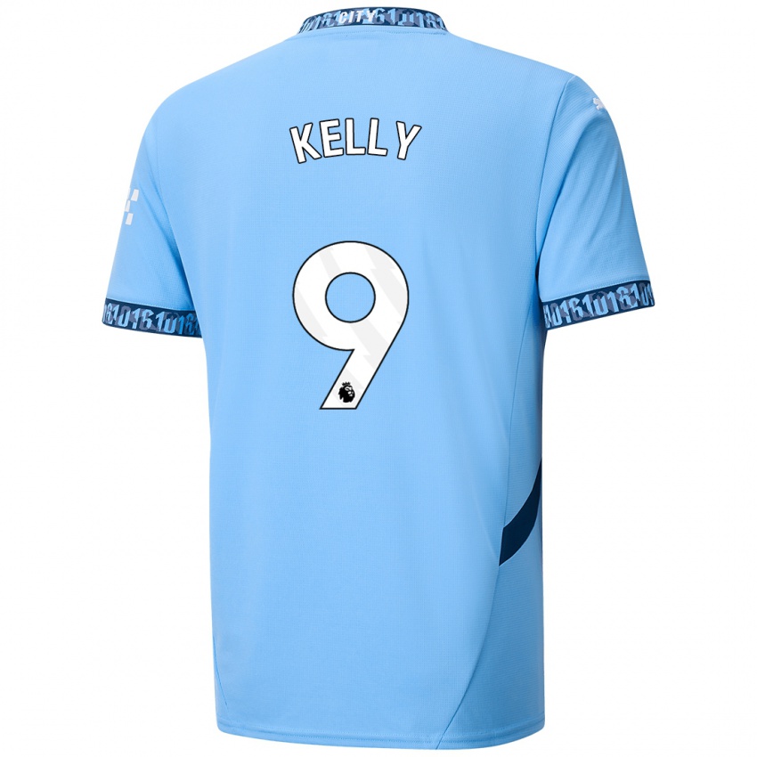 Niño Camiseta Chloe Kelly #9 Azul Marino 1ª Equipación 2024/25 La Camisa México