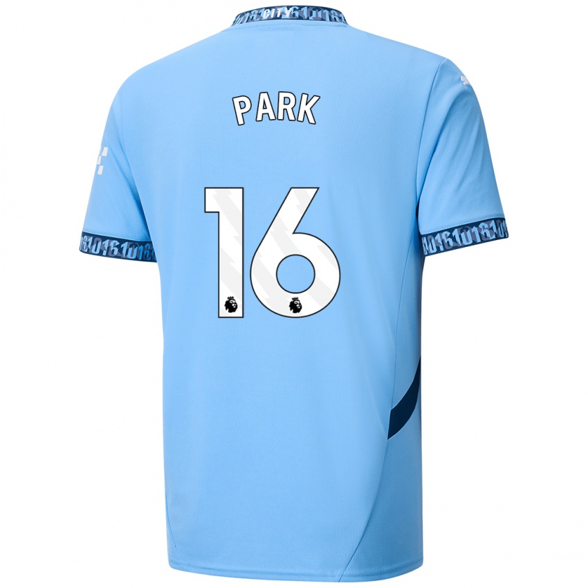 Niño Camiseta Jess Park #16 Azul Marino 1ª Equipación 2024/25 La Camisa México