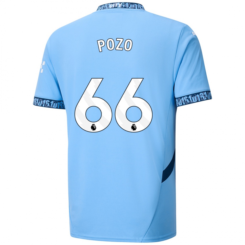 Niño Camiseta Iker Pozo #66 Azul Marino 1ª Equipación 2024/25 La Camisa México