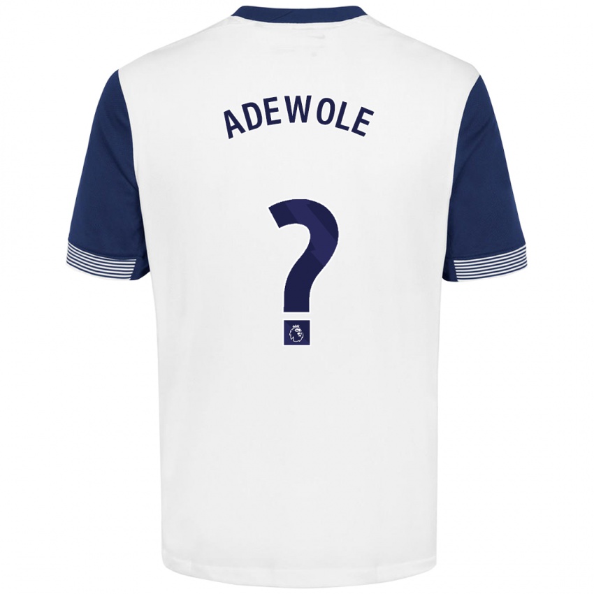 Niño Camiseta Miracle Adewole #0 Blanco Azul 1ª Equipación 2024/25 La Camisa México