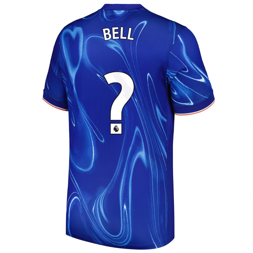 Niño Camiseta Toby Bell #0 Azul Blanco 1ª Equipación 2024/25 La Camisa México