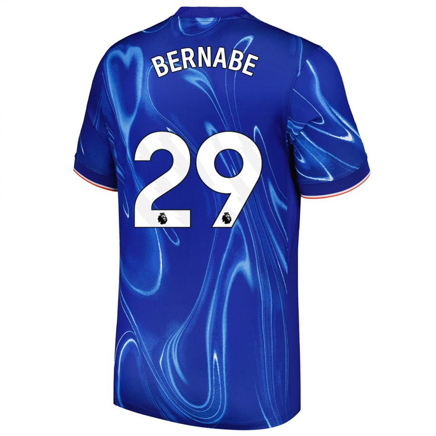 Niño Camiseta Alejandra Bernabé #29 Azul Blanco 1ª Equipación 2024/25 La Camisa México