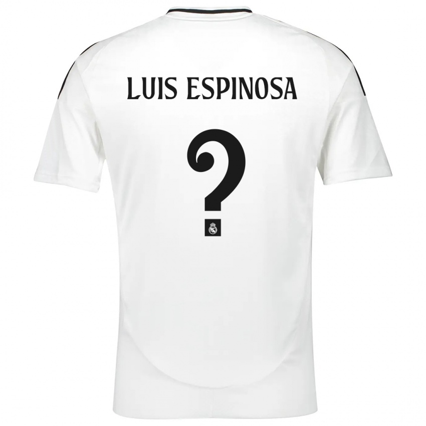 Niño Camiseta José Luis Espinosa #0 Blanco 1ª Equipación 2024/25 La Camisa México